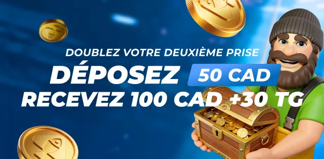 Obtenez votre bonus de bienvenue